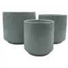 Celadon patterned plastic hydroponic flowerpot, ceramic flowerpot inner box Item Picture